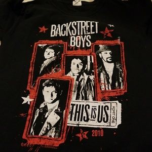 Backstreet Boys 2010 concert t-shirt